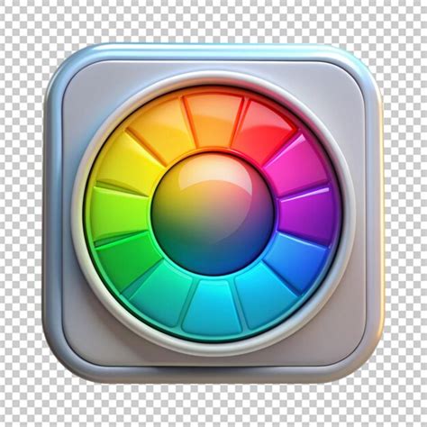 Graphic Design Color Picker Icon 3d Rendering Premium AI Generated PSD