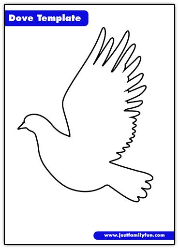 Dove Outline Printable