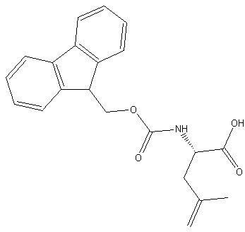 FMOC 4 5 脱氢 Leu OH FMOC 4 5 dehydro Leu OH 87720 55 6 参数分子结构式图谱信息 物