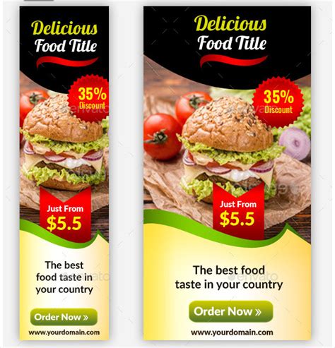 Food Banner Design 25 Free And Premium Templates Download