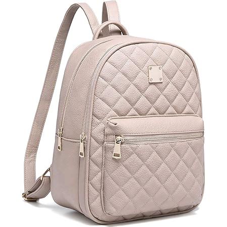 NICOLE DORIS Mode Frauen Rucksack Mini Rucksack Kunstleder Leder Damen