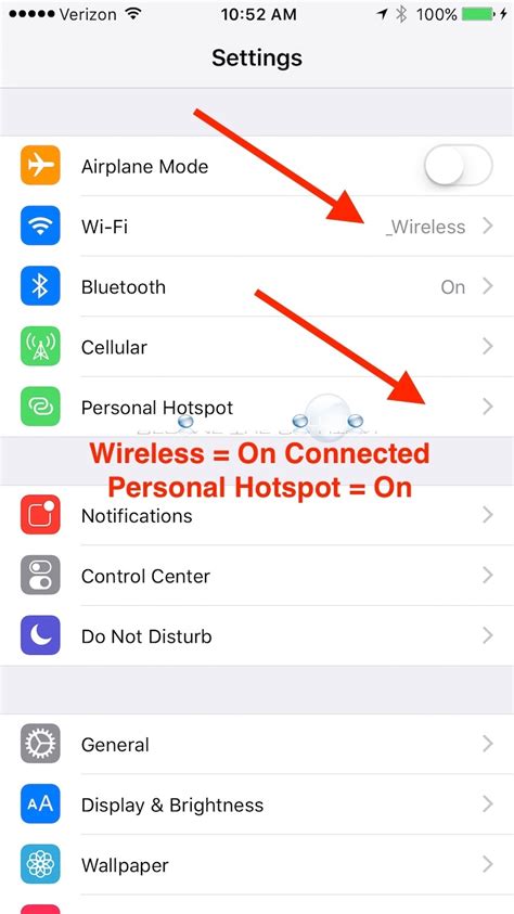 How To IPhone Enable Hotspot And Connect To Wi Fi Same Time