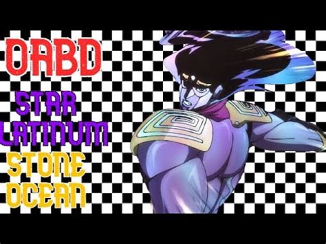 OABD STAR PLATINUM STONE OCEAN SFX REDESIGN YouTube