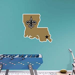 New Orleans Saints Logo Wall Decal | Shop Fathead® for New Orleans ...