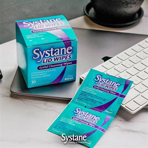 Systane® Lid Wipes 30 Individual Packs 🎀premium Pre Moistened Eyelid Cleansing Wipes That Can