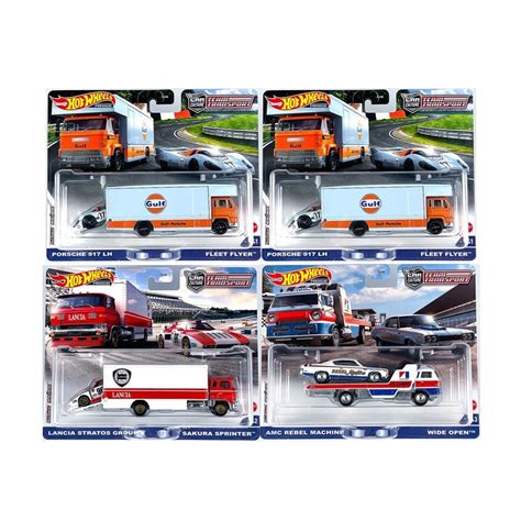 Jual HOT WHEELS TEAM TRANSPORT Q 2022 PREMIUM BOX SEGEL ISI 4 Shopee Indonesia