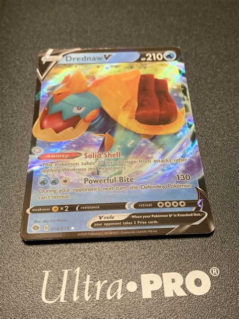 Drednaw V 014 073 Champions Path NM Full Art Ultra Rare Pokemon Card