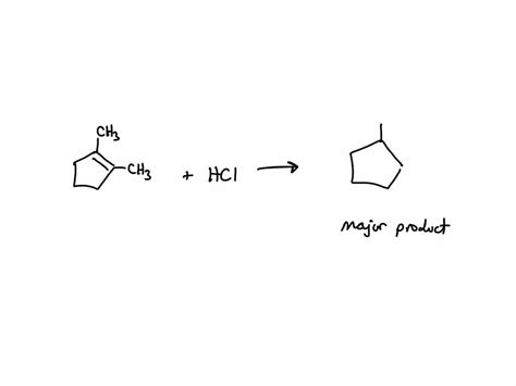 SOLVED Draw A Structural Formula For The Major Organic Product Of The