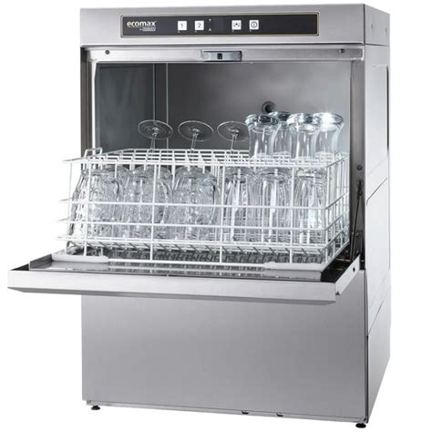 Hobart G504sw Ecomax Glasswasher 500mm Basket With Internal Softener