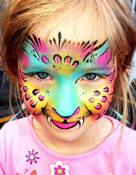 Tasha Currie Does The Best Big Cats Face Painting Face Face