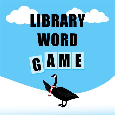 Library word game | Library | University of Waterloo