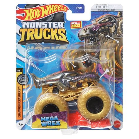 Hot Wheels Monster Trucks Jam Mega Wrex Мега Рекс Внедорожник джип к Scale FYJ ID