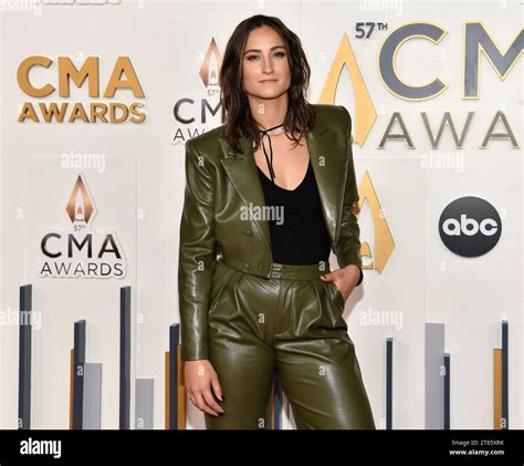 Angie K Arrives At The 57th Annual CMA Awards On Wednesday Nov 8