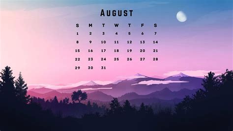 100 August Wallpapers