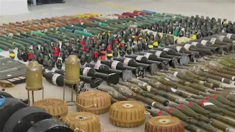 IDF reveals enormous arsenal of Hamas weapons after raid: ‘They have ...