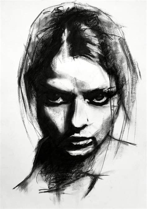 Never Charcoal Drawing Made By Denny Stoekenbroek Portrait Drawing