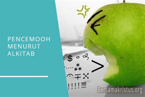 √ Pencemooh Menurut Alkitab Pengertian And Larangan Bersamakristus