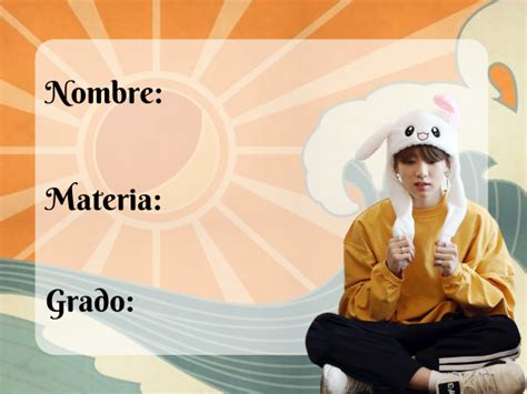 Etiqueta Jungkook Bts Etiquetas Para Cuadernos Etiquetas Para