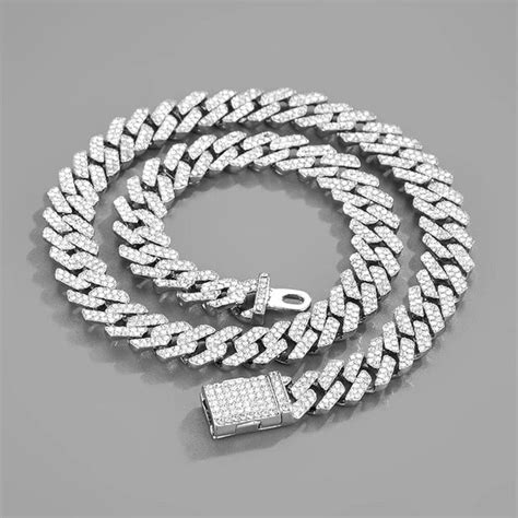 Gq New Trend Cuban Link Chain For Mens Women Heavy Strong Necklaces