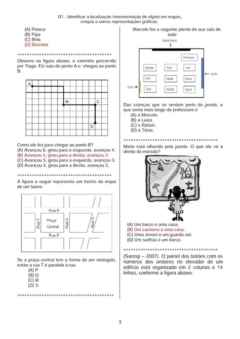 Pedagógico Abílio D1 Mat Identificar A LocalizaÇÃomovimentaÇÃo De