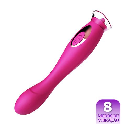 DB Vibrador Natalie Língua e Estimulador de Clitóris Libb Sex Toys Importadora