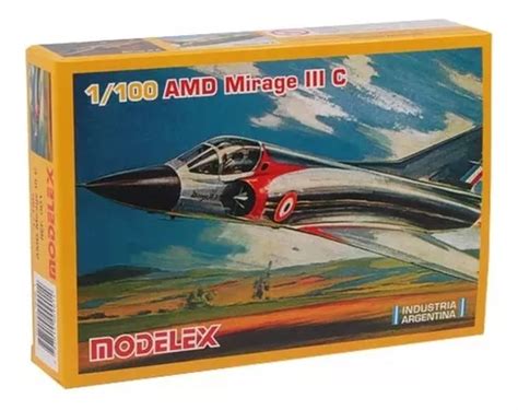 Amd Mirage Iii C Maqueta Para Armar De Avión 1 100 Modelex MercadoLibre