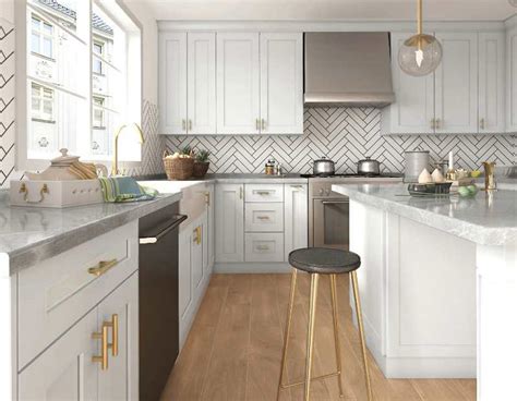 Frameless White Shaker Kitchen Cabinets Rta Cabinet Store