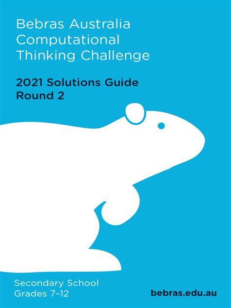 Bebras Solutions Guide 2021 R2 Secondary | Download Free PDF | Data ...