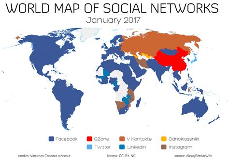 The Worlds Most Popular Social Networks Mapped World Economic Forum