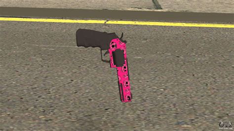 Gta Online Heavy Revolver Mk 2 Pink Skull For Gta San Andreas