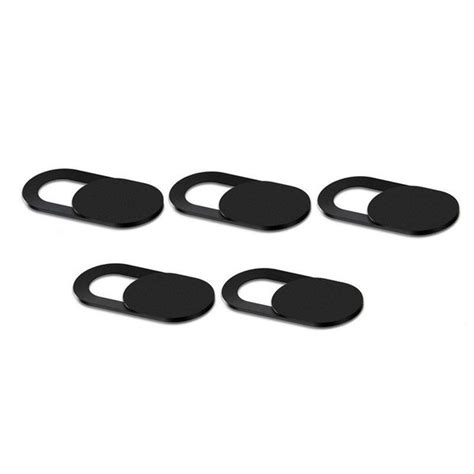 Защитная шторка для веб камеры, черная, комплект - 5 штук - купить с ...