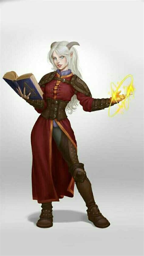 Female Tiefling Wizard With Scroll Pathfinder Pfrpg Dnd D D 3 5 5e 5th Ed D20 Fantasy Artofit