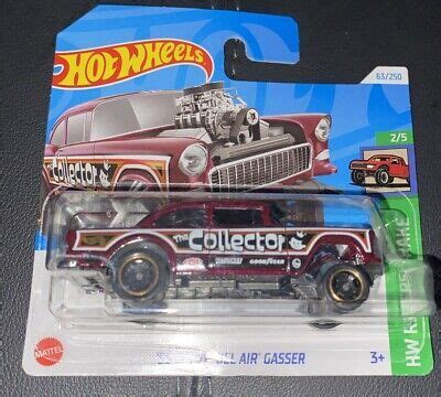 Hot Wheels 55 Chevy Bel Air Gasser Purple Red 63 63 250 2024 HW Reverse Rake EBay In 2024