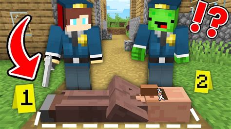 Jj And Mikey Became Police Officer In Minecraft Maizen Youtube