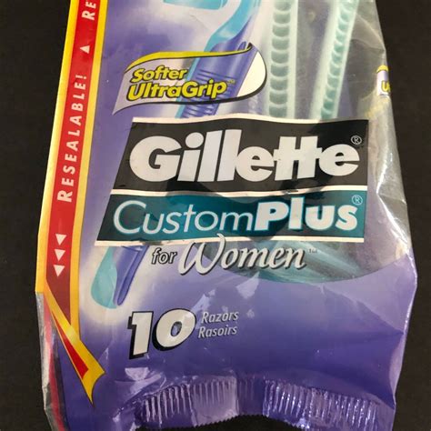 Gillette Customplus Disposable Razor For Women 10 Count For Sale Online