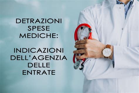 Detrazioni Spese Mediche Indicazioni Agenzia Delle Entrate Unsil