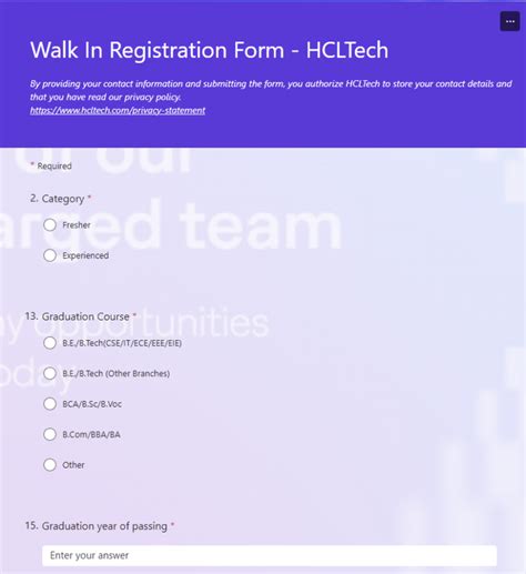 Hcltech Walk In Drive 2024 Hiring Graduate Trainee Bebtechbcabscbvocbcombbaba