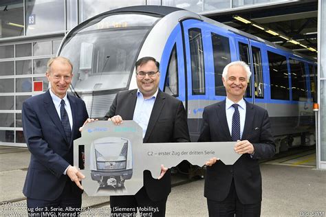 Neue U Bahnen F R M Nchen Swm Und Mvg Erhalten Weitere Z Ge Der