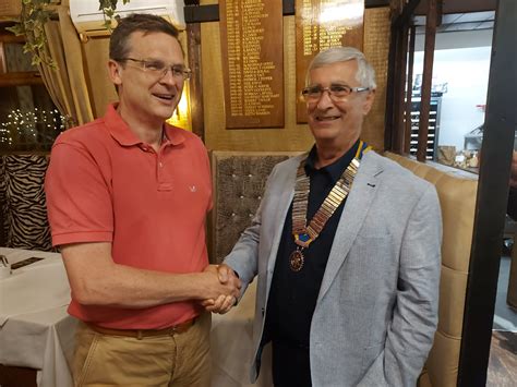 New Rotary Year - New President - Weald of Kent Rotary Club