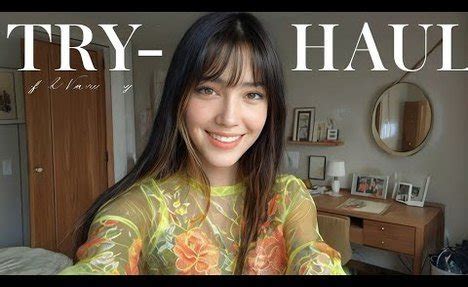 K Amazing Transparent Lingerie See Through Transparent Try On Haul Microkini Haul Try On