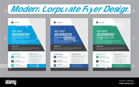 Flyer Layout Creative Corporate Business Flyer Layout Template In