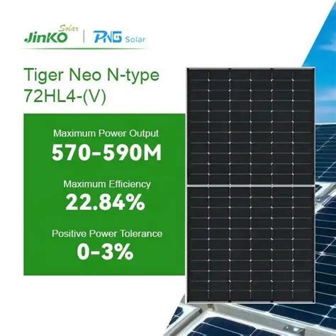 Jinko Solar Tiger Neo N Type 72hl4 V 144 Cells 570watt 590 Watt 585