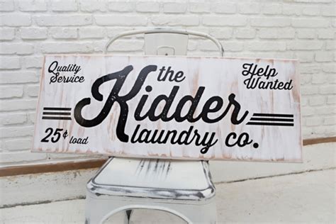 Learn How To Make This Gorgeous Vintage Laundry Sign With Your Cricut