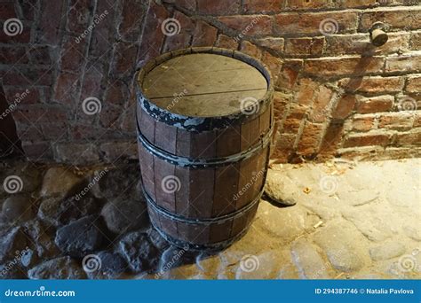 The Barrel is Near the Wall in the Spandau Citadel. Berlin, Germany ...