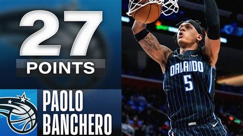 No 1 Pick Paolo Banchero SHINES In NBA Debut 27 PTS 9 REB 5 AST