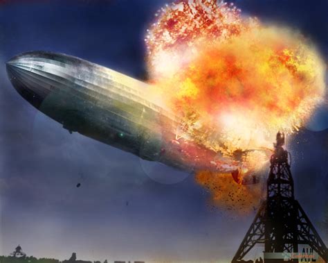 Colorized Hindenburg Disaster 1937 : r/Colorization