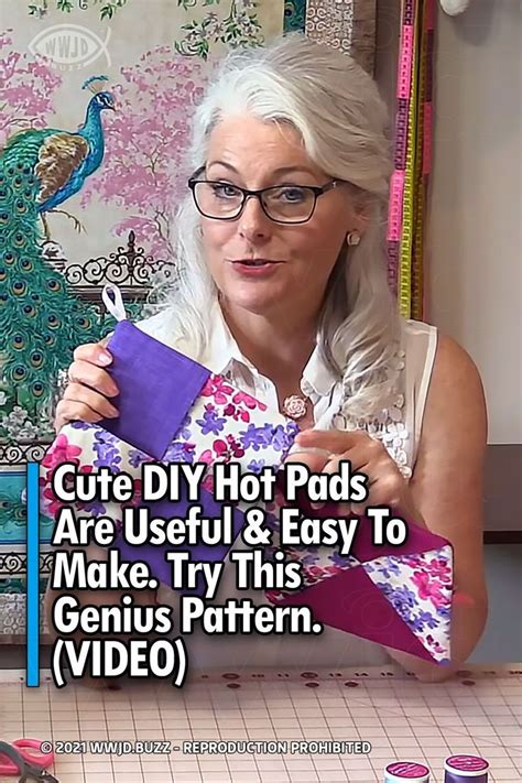 Cute Diy Hot Pads Are Useful Easy To Make Try This Genius Pattern Video Quilted