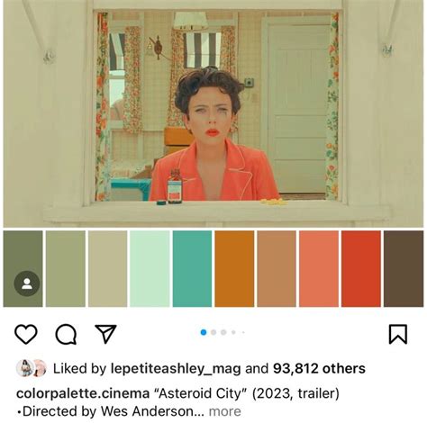 Pin On Jordan Bolton Wes Anderson Color Palette Movie Color Palette