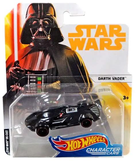 Hot Wheels Star Wars Character Cars Darth Vader 164 Diecast Car Mattel ...