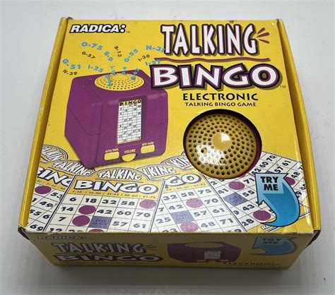 Radica Talking Bingo Electronic Bingo Game Model 1111gbba Ebay